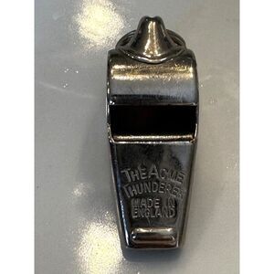Vintage Acme Thunder Whistle made in England Cork Ball